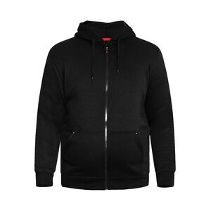 Duke Mens D555 Rockford Cantor Heavyweight Kingsize Full Zip Hoodie / Black